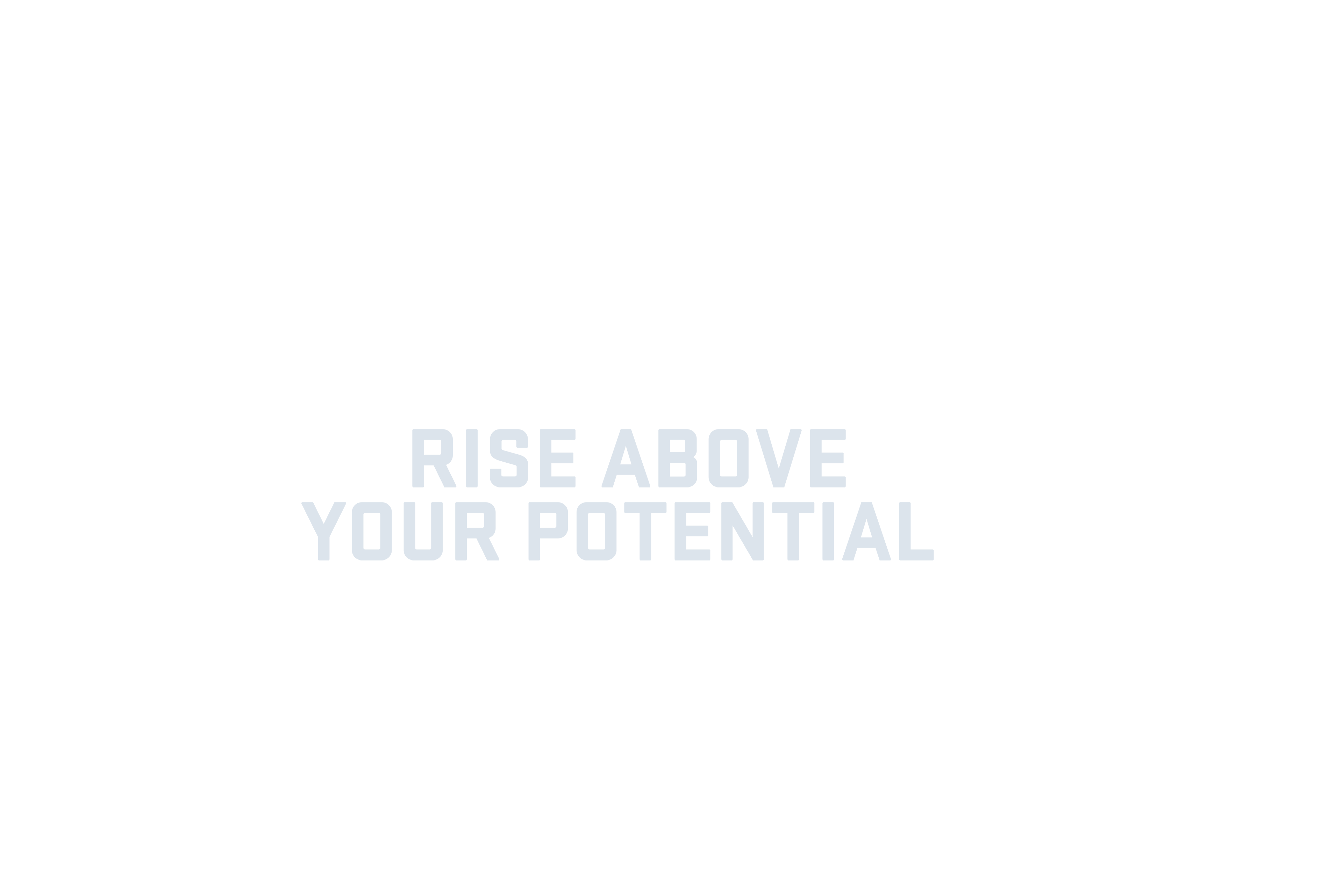 rise above your potential