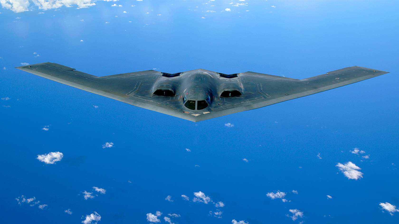 bomber in sky
