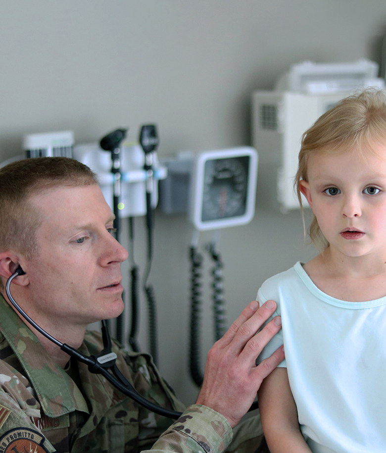 family physician with patient