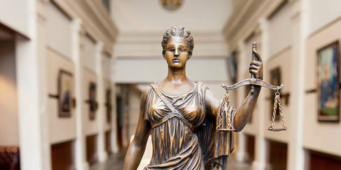 Statue of blind justice