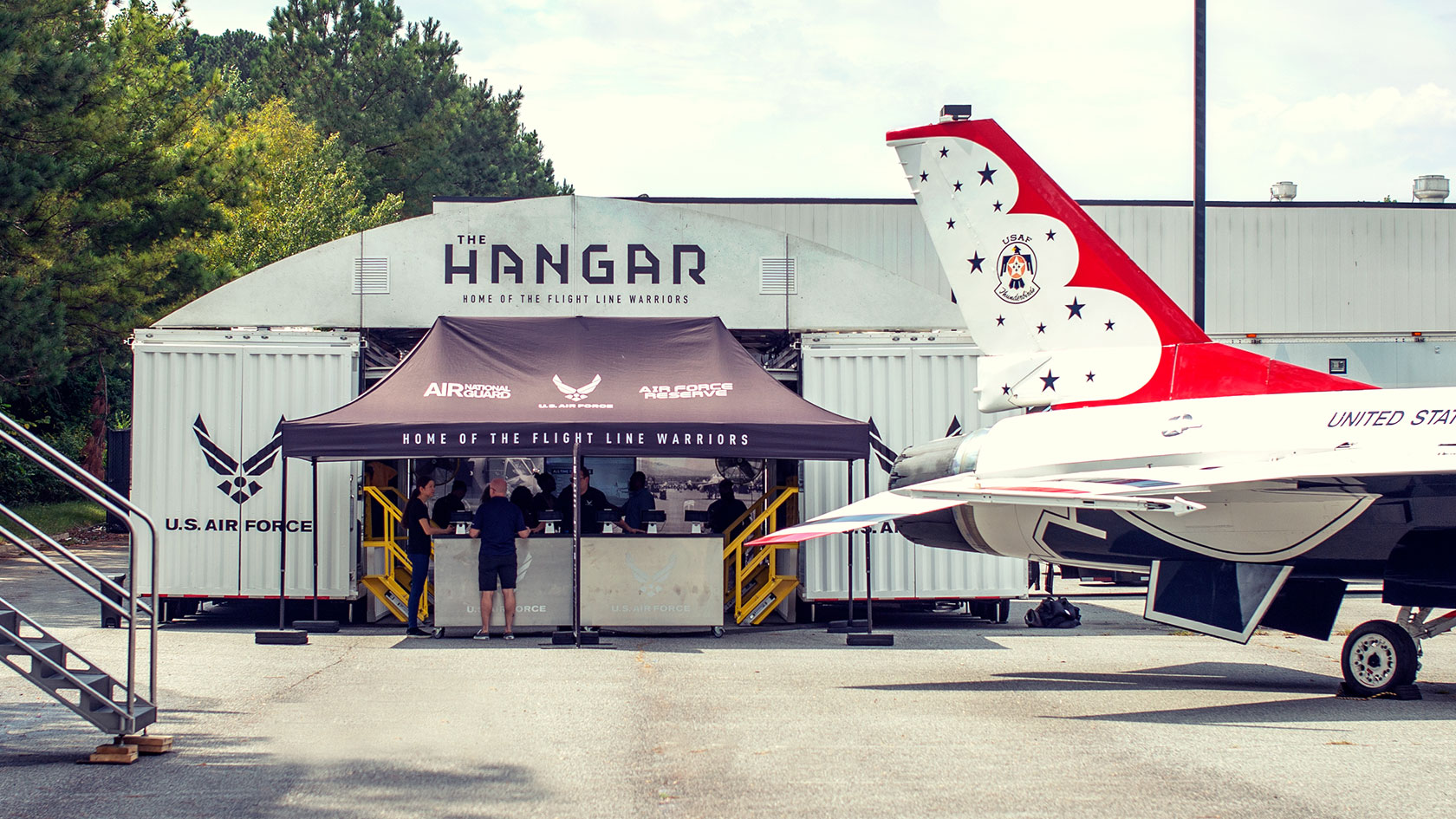 The Hangar Air Force experiential tour