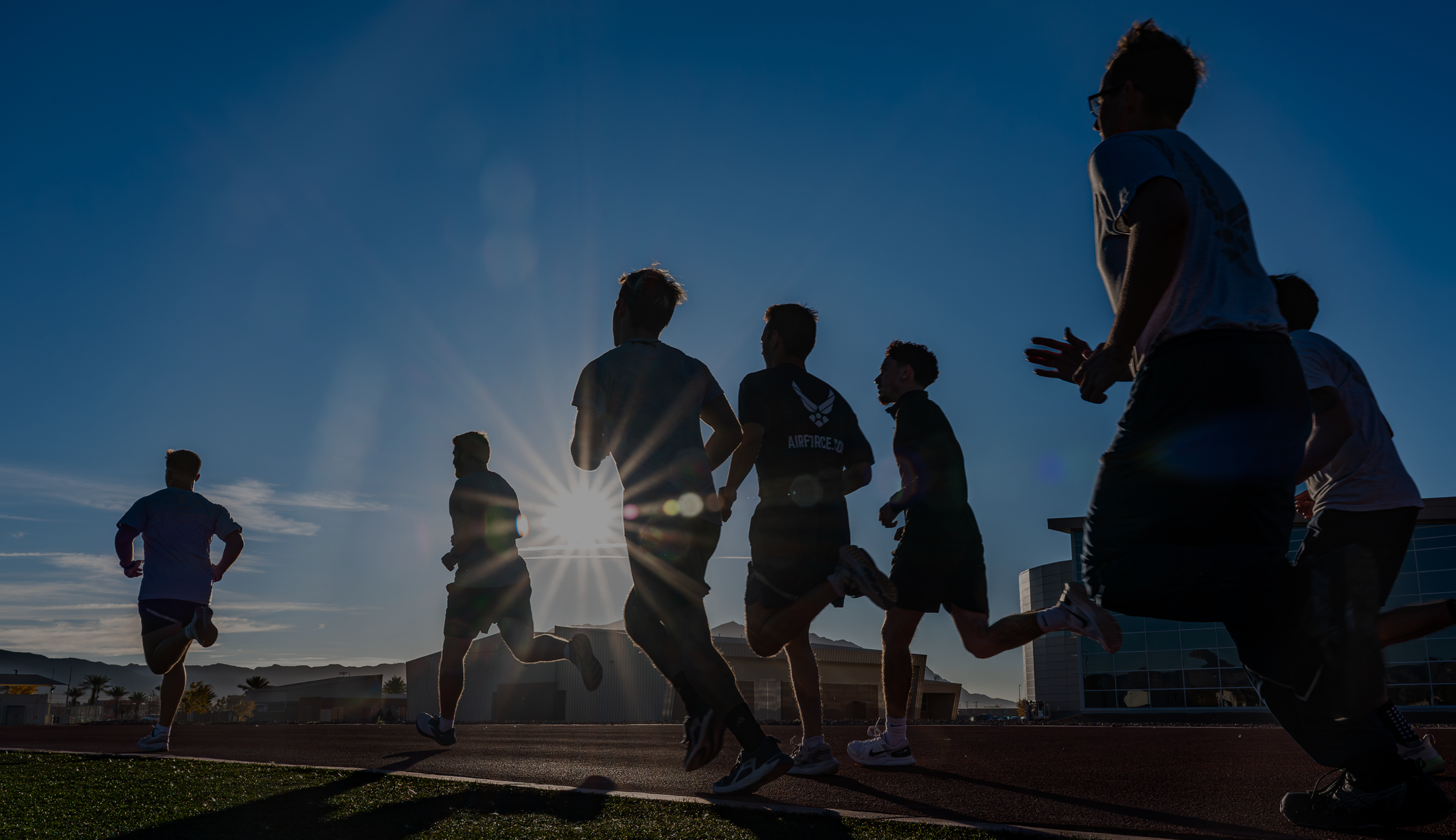 Airmen Jogging