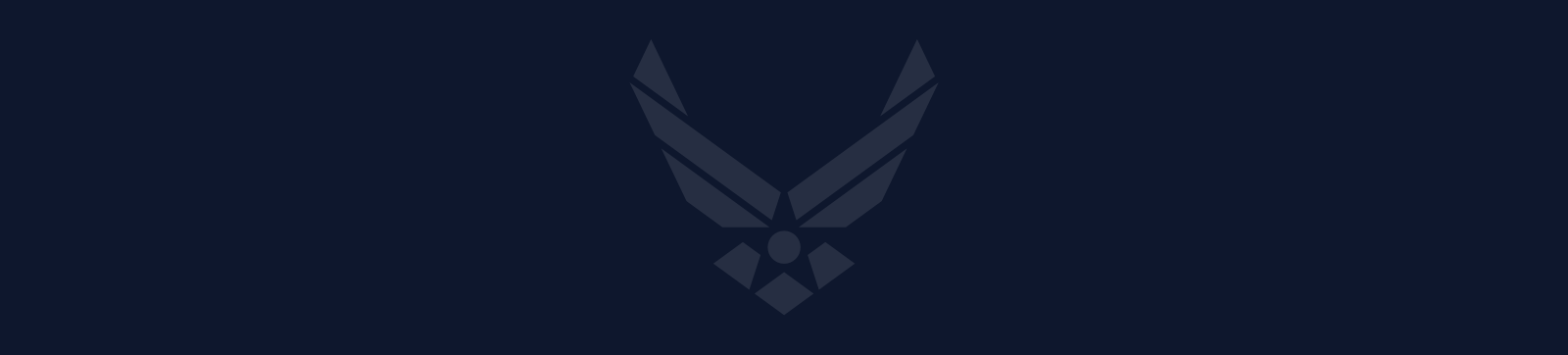 Dark Blue Background with Air Force Logo