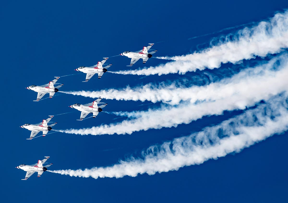 Air force equivalent to blue angels on sale