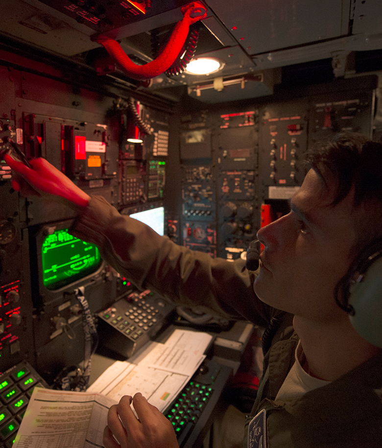 airman working on equipment