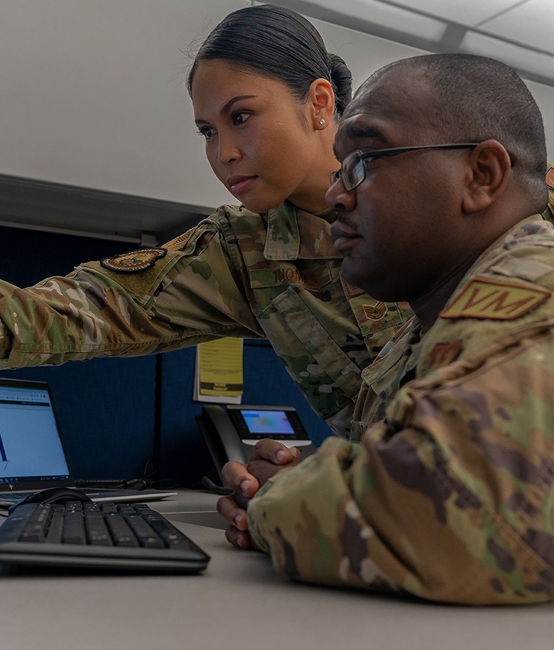 airmen working together