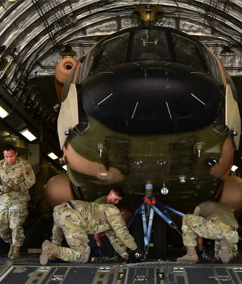 airmen performing maintenance work