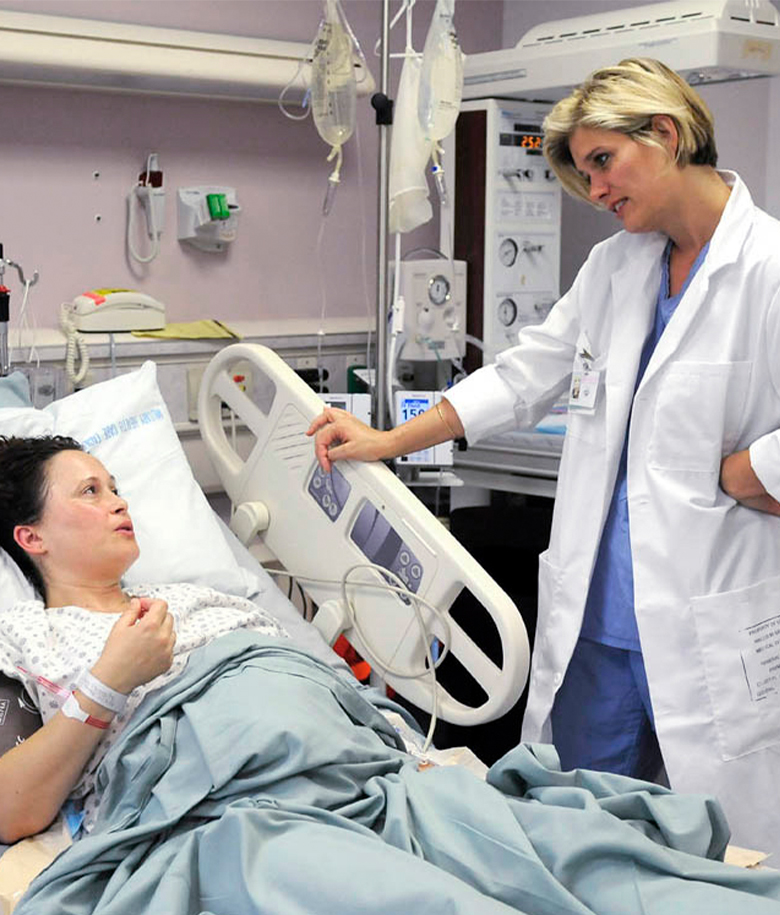 OBGYN talking to a patient