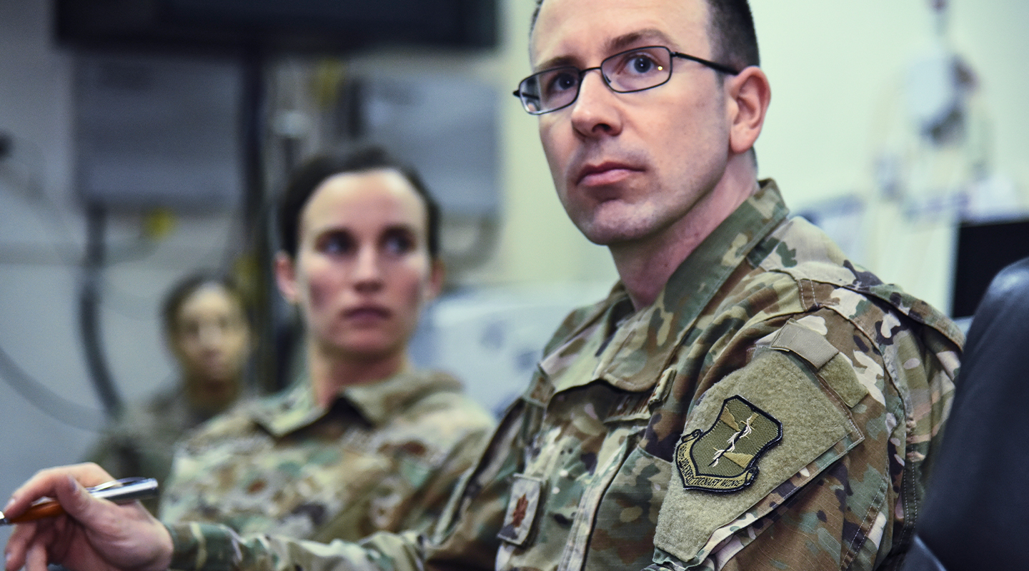 airmen observing