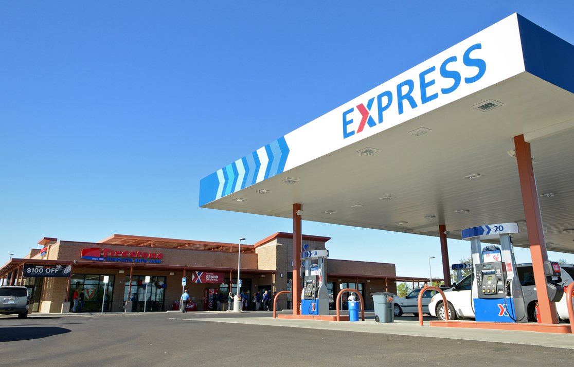 gas station pumps