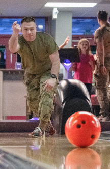 Airman bowling