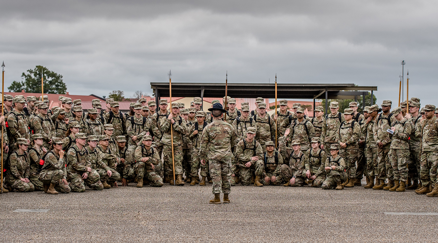 instructor conducting training