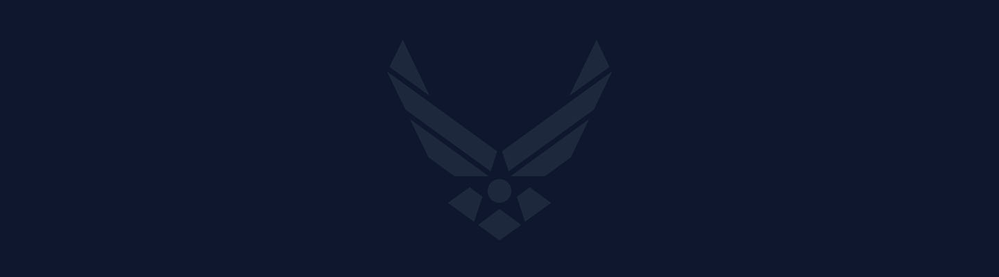 Dark Blue Background with Air Force Logo