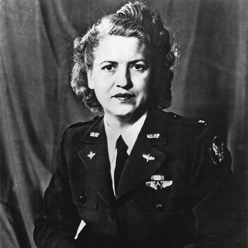 Jacqueline Cochran was a pioneering aviator who helped create the Women Airforce Service Pilots (WASPs) during WWII. As the director of WASP, Cochran supervised the training of hundreds of female pilots who paved the way for today’s female pilots.
