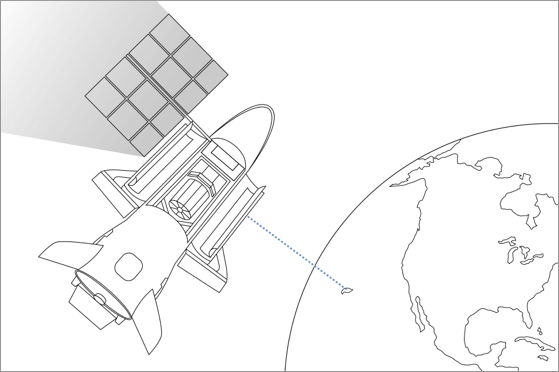 X-37B Space Plane illustration