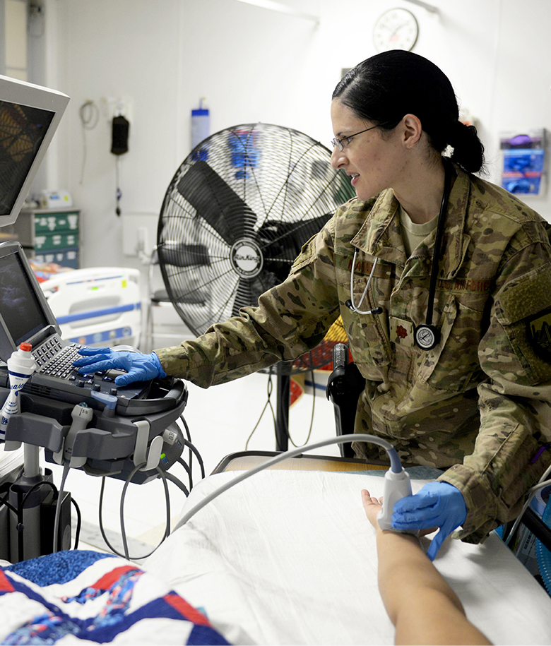 INTERNIST TESTING A PATIENT